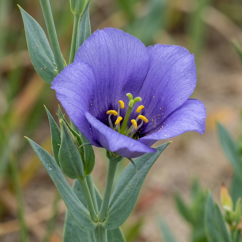 Japanrose (Lisianthus) (Eustoma exaltatum), KI-Illustration