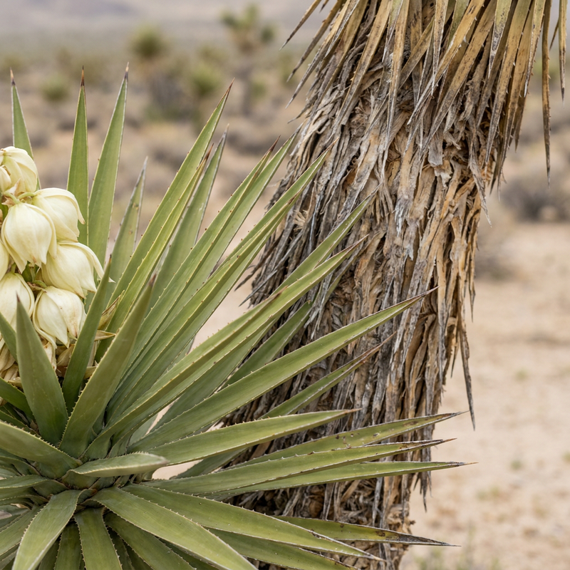 Josua-Palmlilie (Yucca brevifolia), KI-Illustration