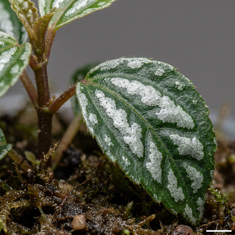 Kaninchenpfoten-Pilea (Pilea), KI-Illustration