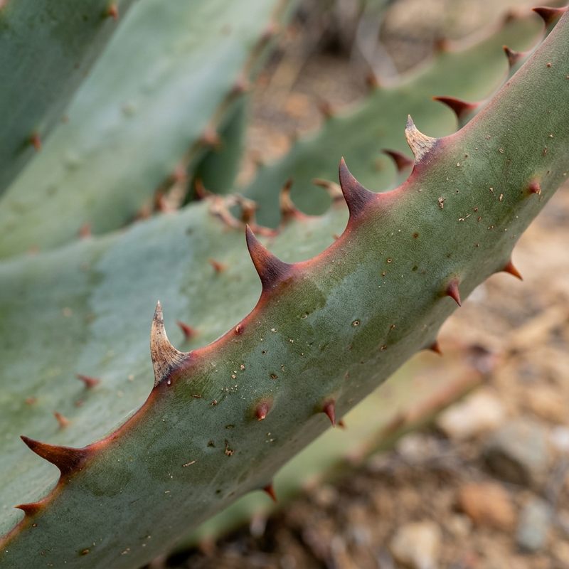 Kap-Aloe (Aloe ferox), KI-Illustration