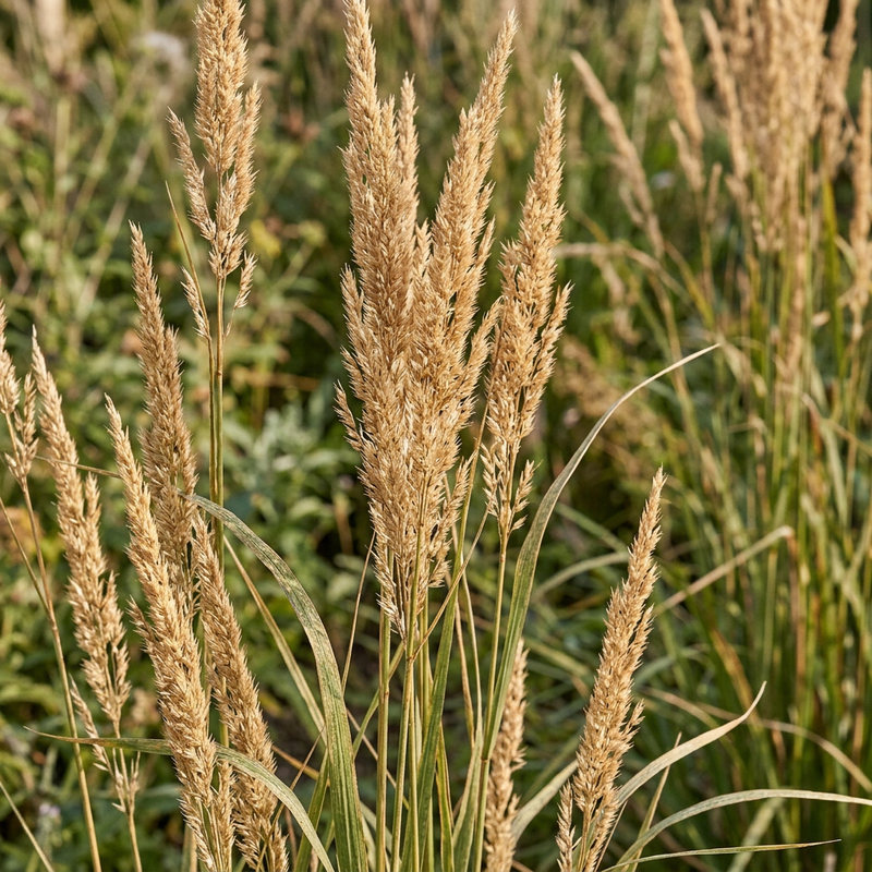 Karl-Foerster-Reitgras (Calamagrostis acutiflora), KI-Illustration