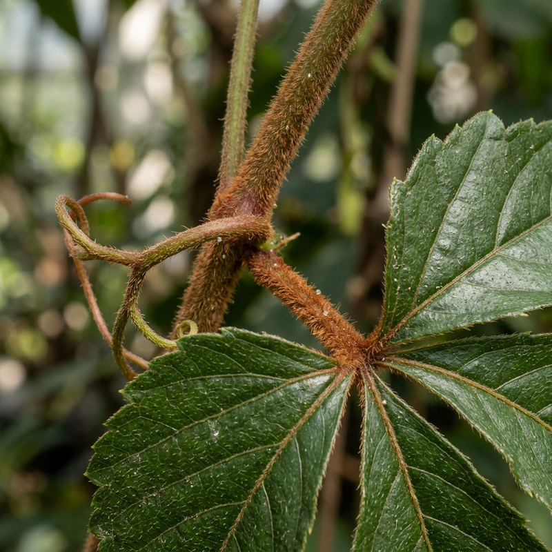 Kastanienwein (Tetrastigma voinierianum), KI-Illustration