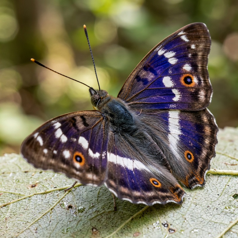 Kleiner Schillerfalter (Apatura ilia), KI-Illustration
