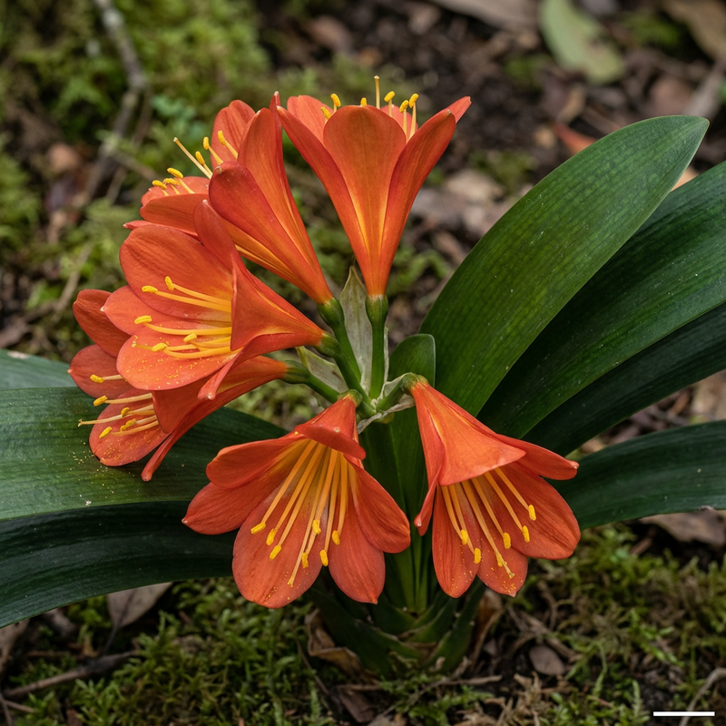 Klivie (Clivia miniata), KI-Illustration