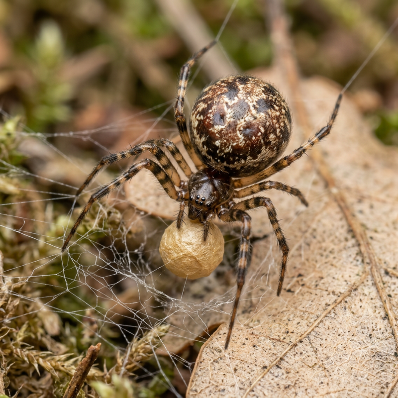 Kugelspinne (Familie) (Theridiidae), KI-Illustration