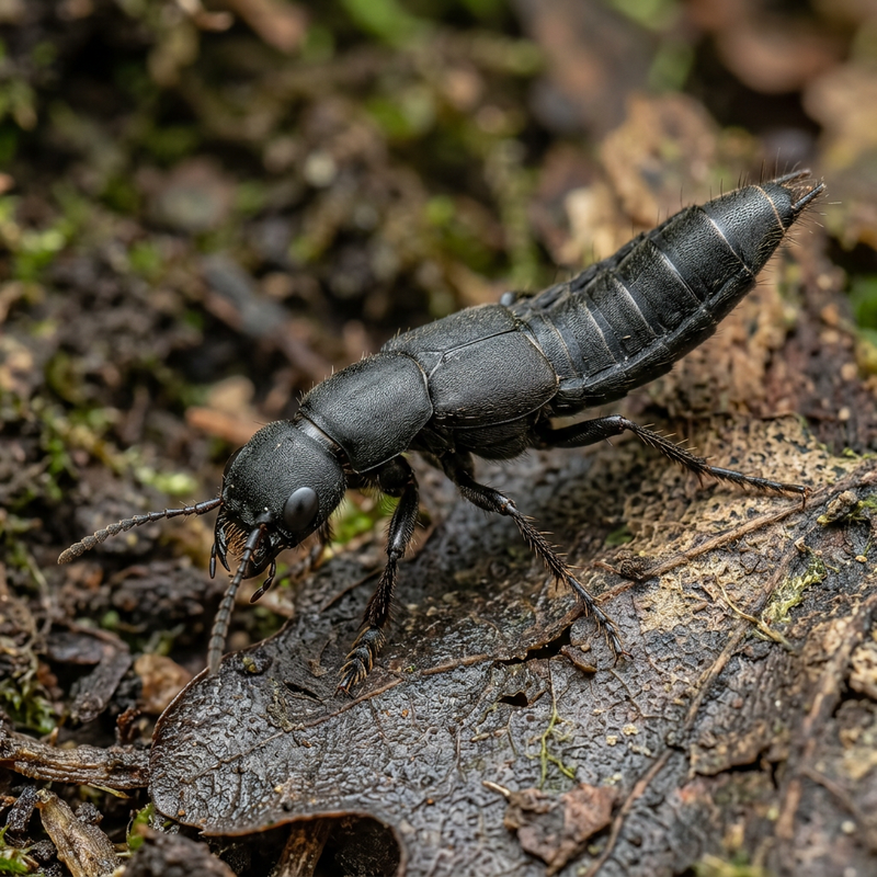 Kurzflügelkäfer (Staphylinidae), KI-Illustration