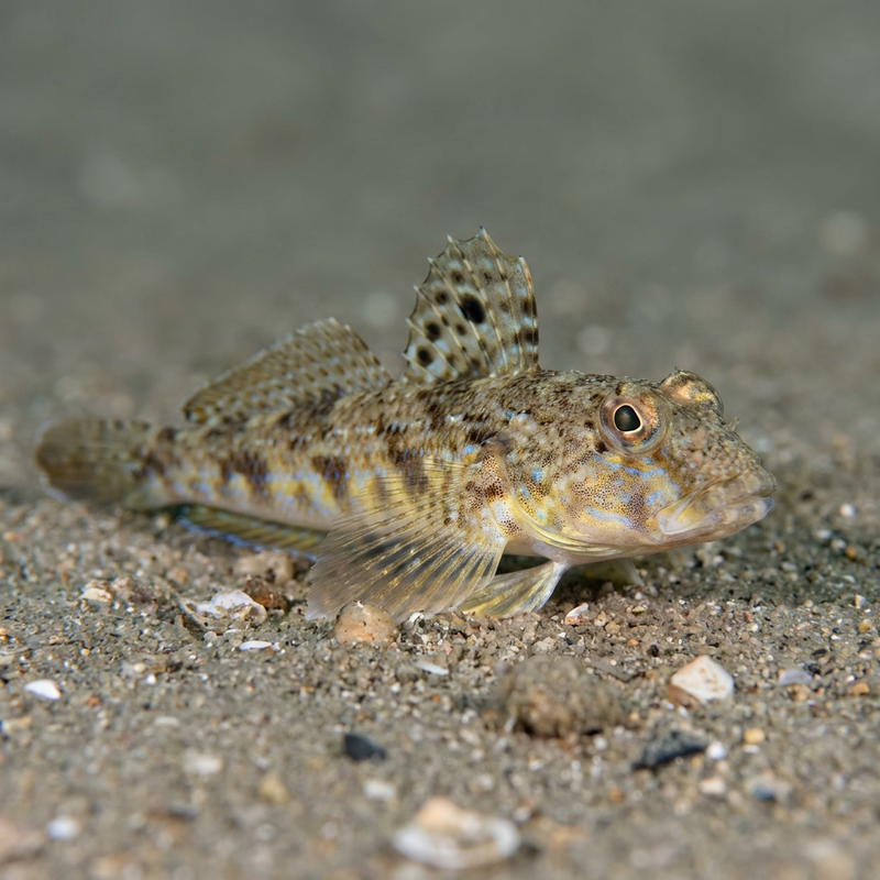Leierfisch (Callionymus lyra), KI-Illustration