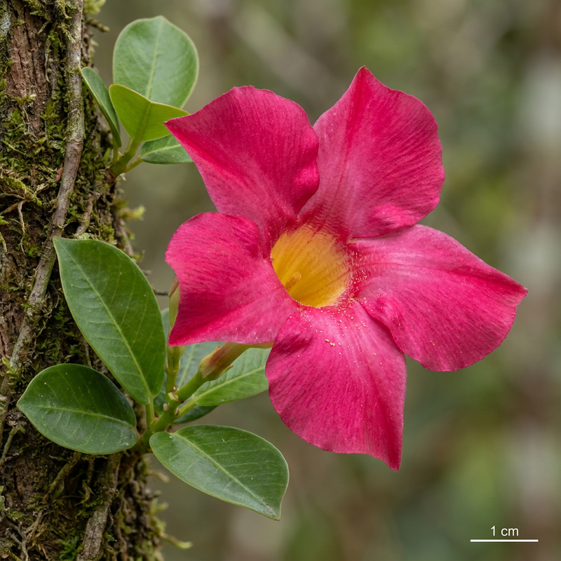Mandevilla (Mandevilla sanderi), KI-Illustration