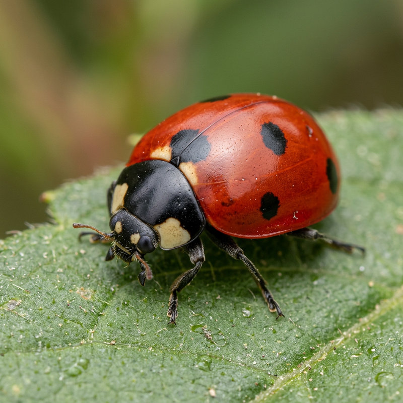 Marienkäfer (Coccinellidae), KI-Illustration