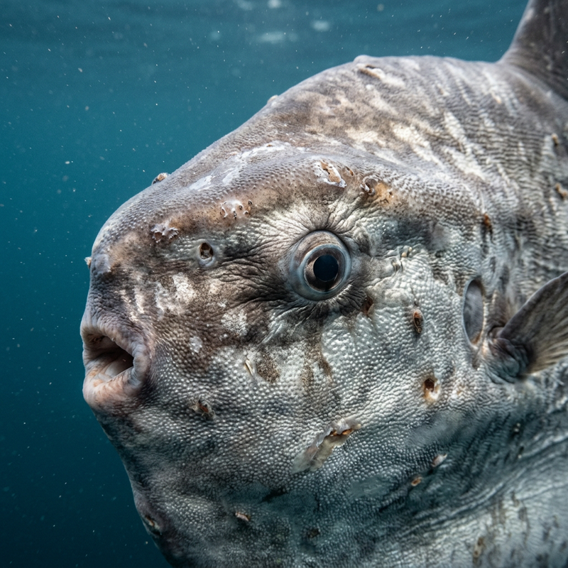 Mondfisch (Mola mola), KI-Illustration