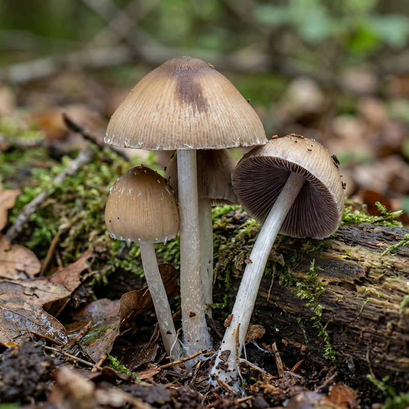 Mürbling (Gattung) (Psathyrella), KI-Illustration