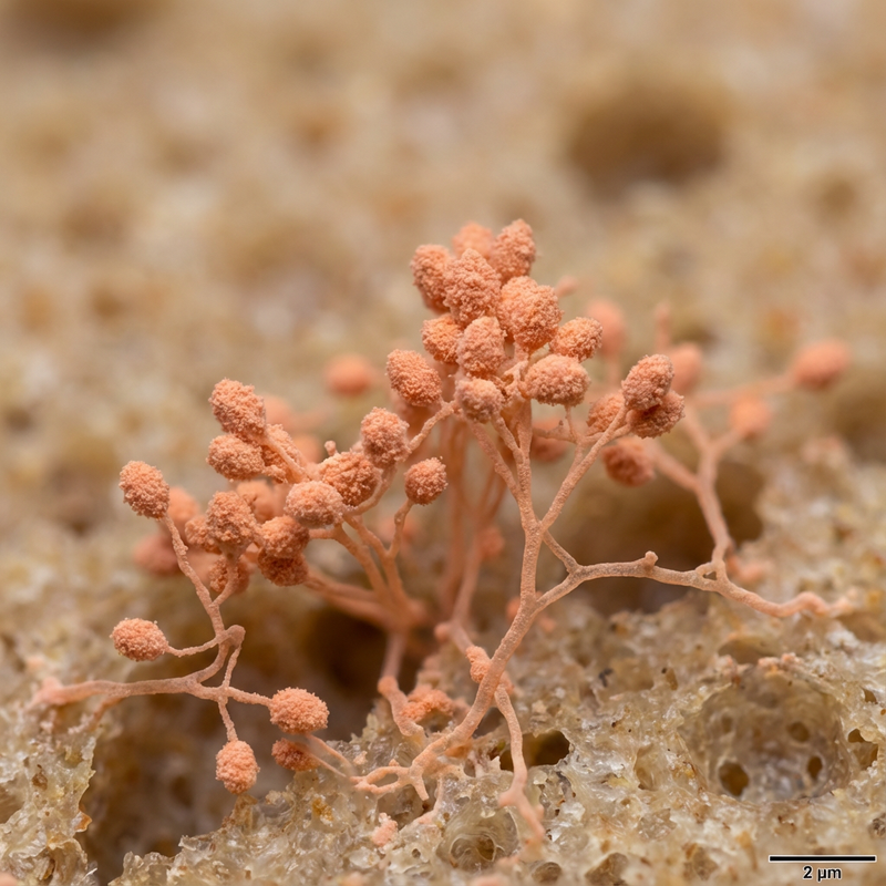 Brotschimmel (Neurospora sitophila), KI-Illustration