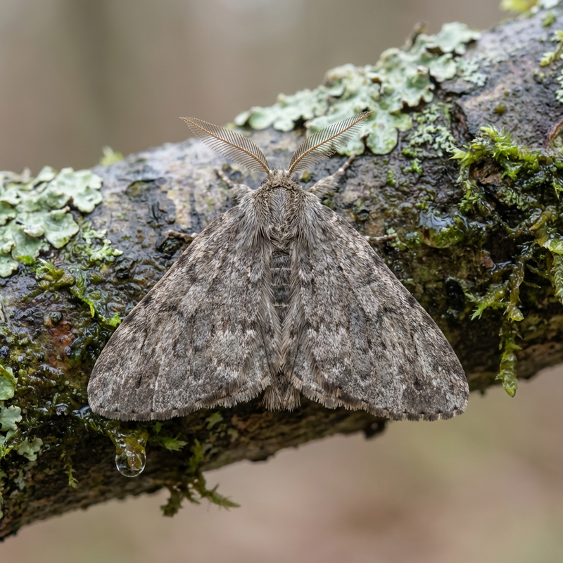 Kleiner Frostspanner (Operophtera brumata), KI-Illustration