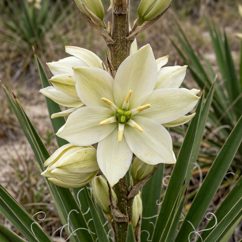 Palmlilie (Yucca), KI-Illustration