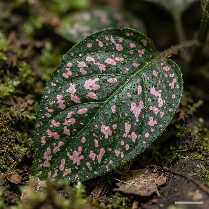Punktblatt (Hypoestes phyllostachya), KI-Illustration