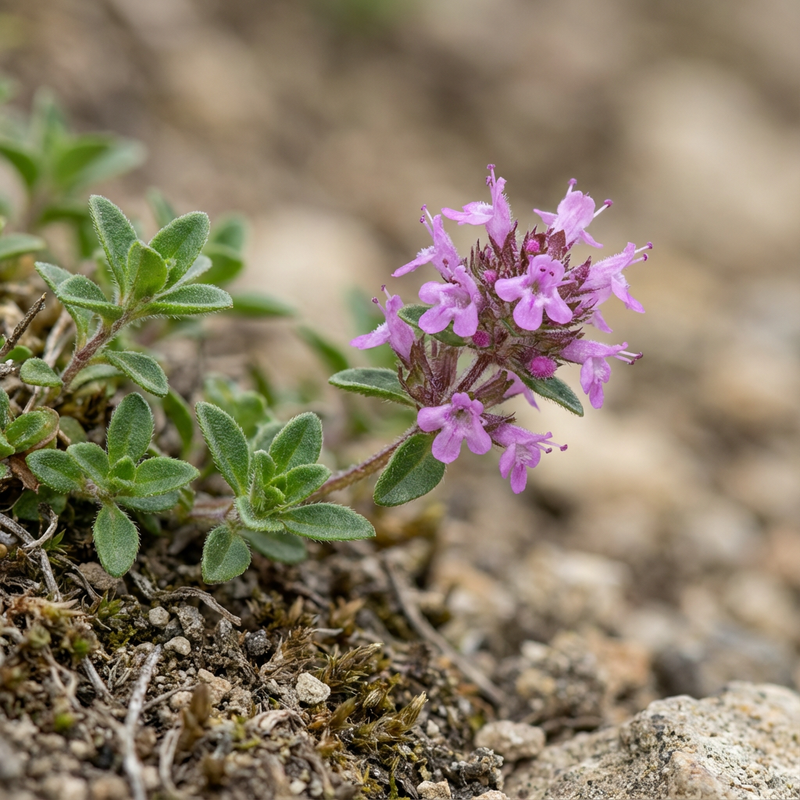 Quendel (Thymus serpyllum), KI-Illustration