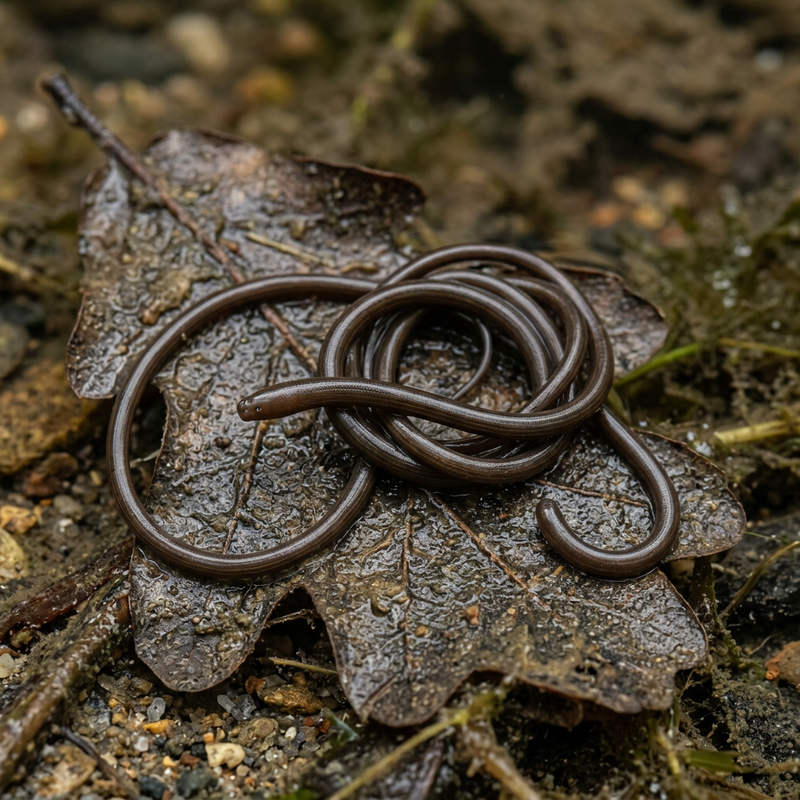 Saitenwürmer (Masthermannia nematomorpha), KI-Illustration