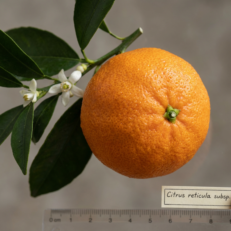 Satsuma (Citrus reticula subsp.), KI-Illustration