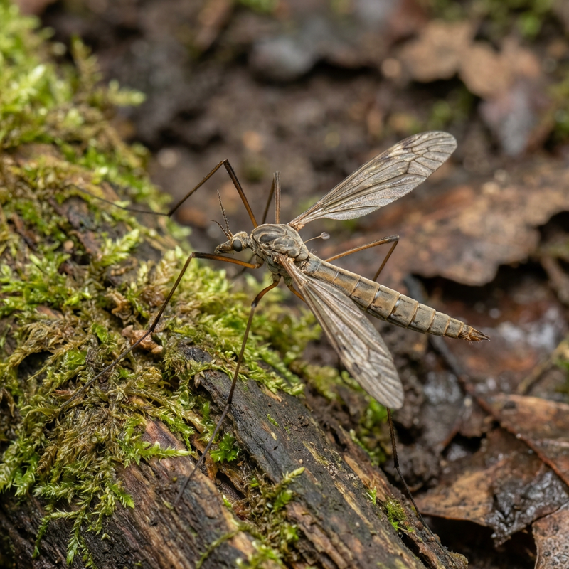 Schnake (Tipula), KI-Illustration