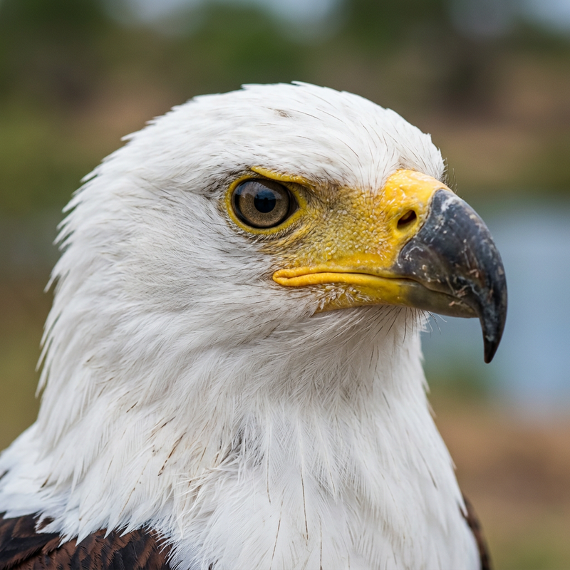 Schreiseeadler (Haliaeetus vocifer), KI-Illustration
