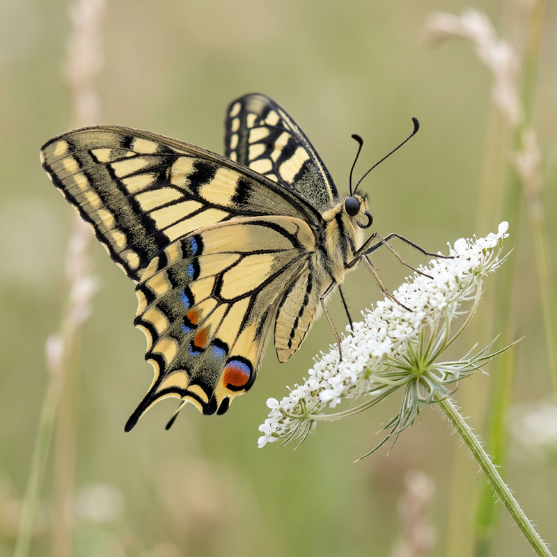 Schwalbenschwanz (Papilio machaon), KI-Illustration