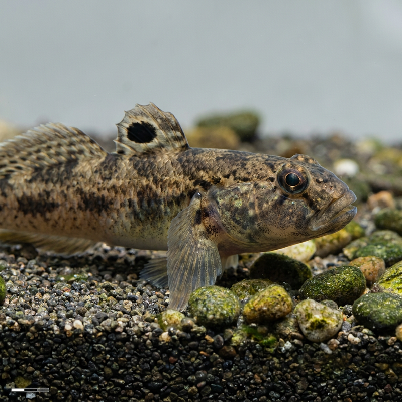 Schwarzmund-Grundel (Neogobius melanostomus), KI-Illustration