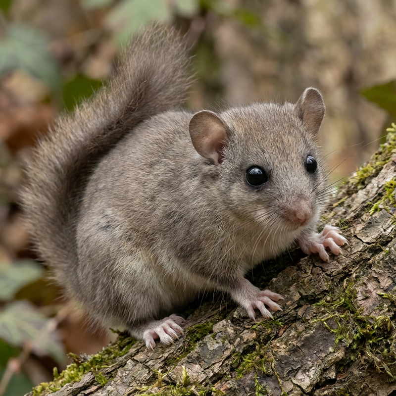Siebenschläfer (Glis glis), KI-Illustration