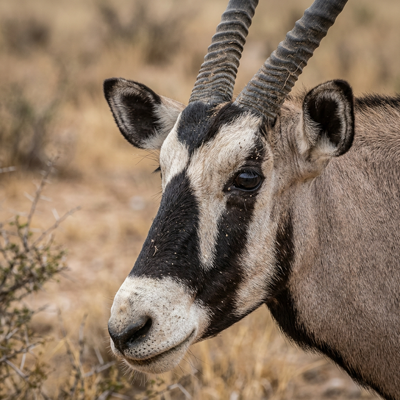 Spießbock (Oryx gazella), KI-Illustration