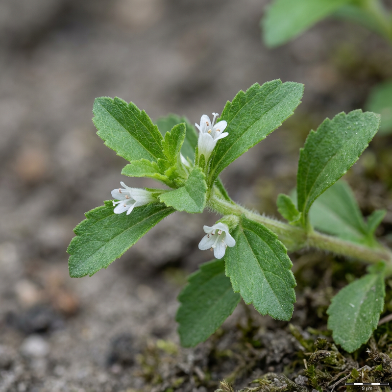 Stevia (Stevia rebaudiana), KI-Illustration