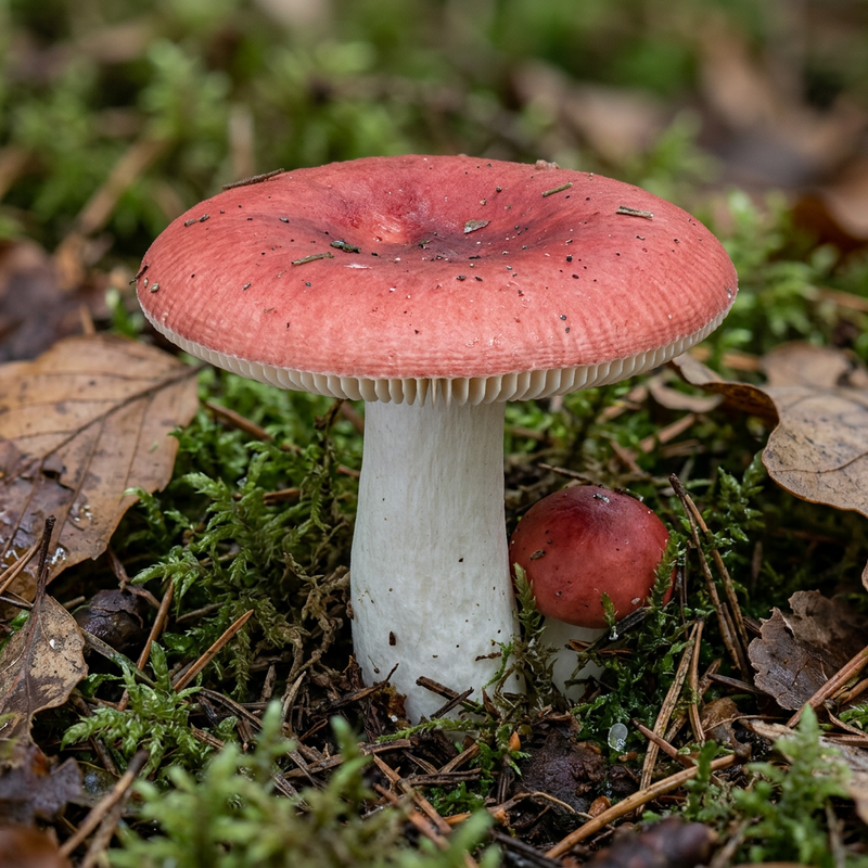 Täublinge (Russula), KI-Illustration
