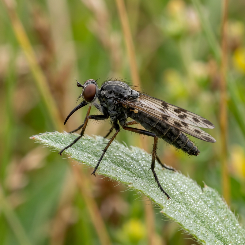 Tanzfliege (Empis maculata), KI-Illustration