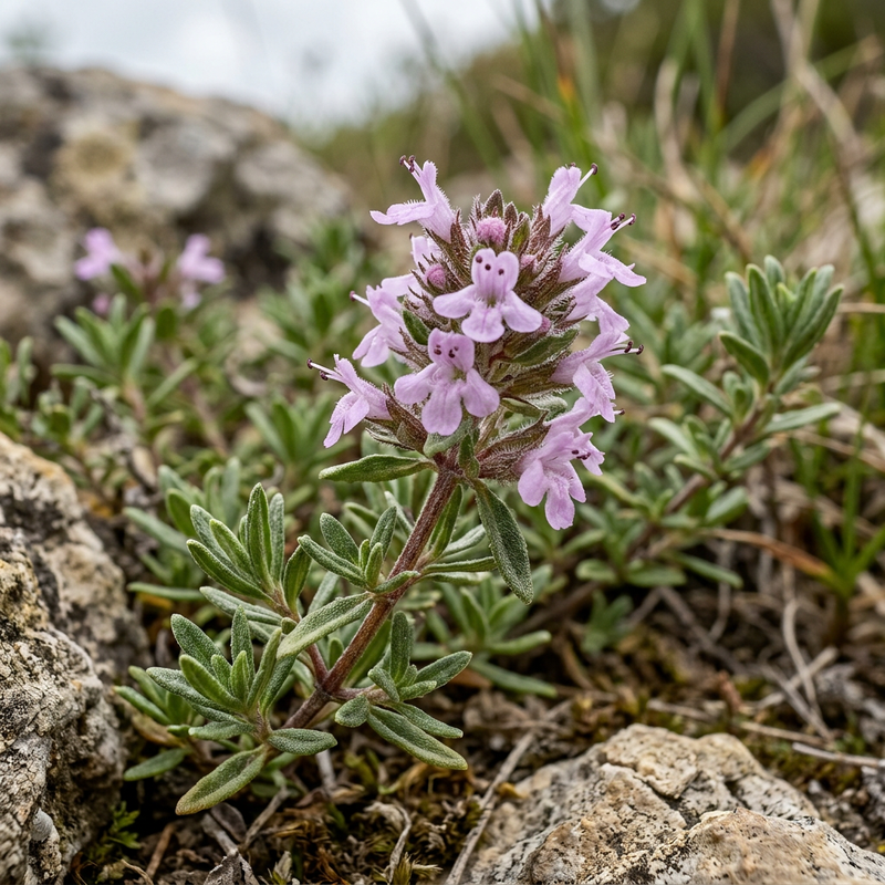 Thymian (Gattung) (Thymus), KI-Illustration