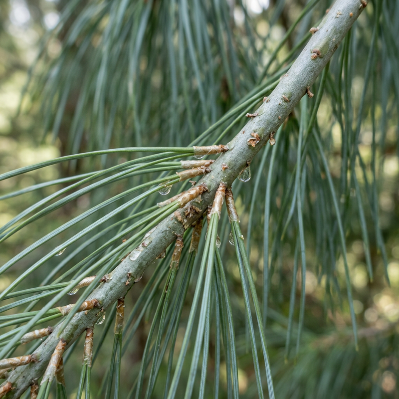 Tränen-Kiefer (Pinus wallichiana), KI-Illustration