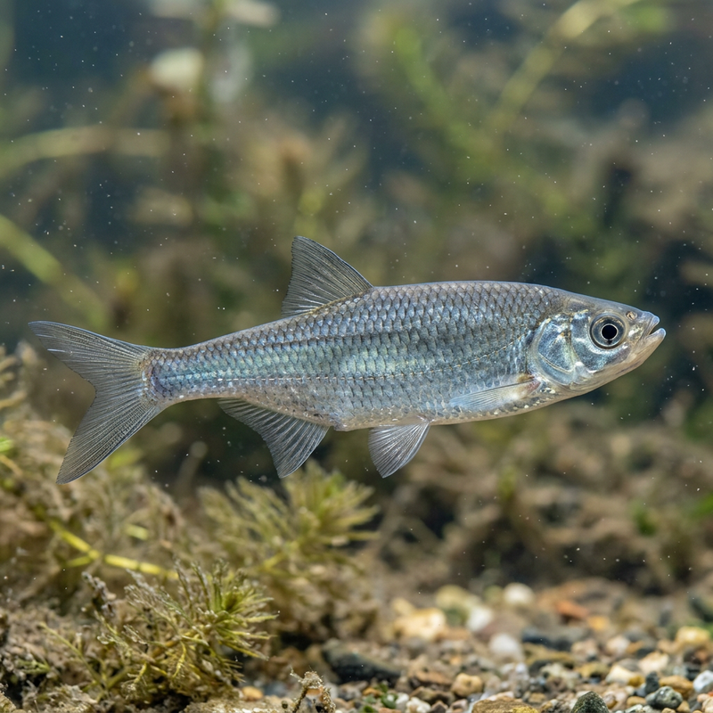 Ukelei (Alburnus alburnus), KI-Illustration