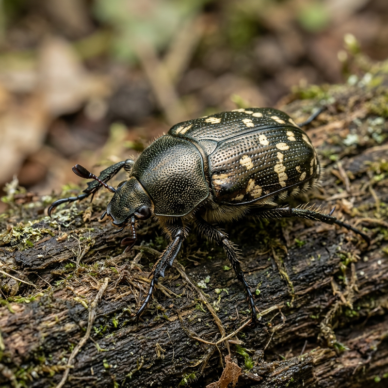 Variabler Edelscharrkäfer (Gnorimus variabilis), KI-Illustration