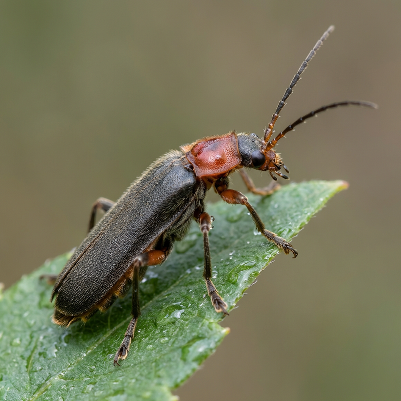 Variabler Weichkäfer (Cantharis livida), KI-Illustration
