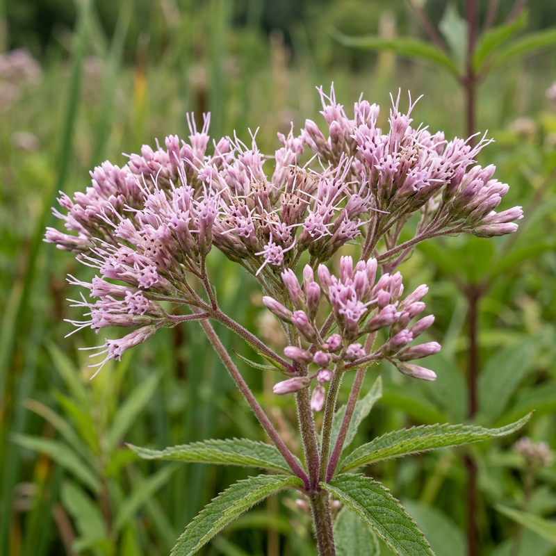 Wasserdost (Eutrochium sp.) (Eutrochium), KI-Illustration
