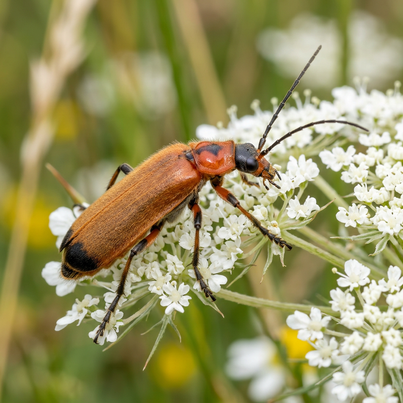 Weichkäfer (Gattung Rhagonycha) (Rhagonycha), KI-Illustration