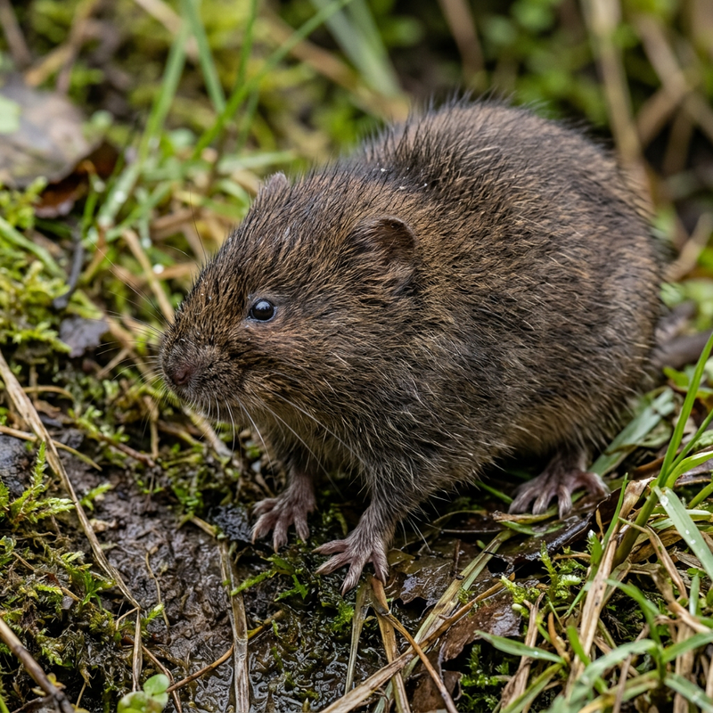 Wühlmäuse (Cricetidae), KI-Illustration
