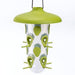 Vogelfutterspender - Multifunktionale Futterstation für die Vogelfütterung - 22 cm - Silberkraft