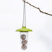 Vogelfutterspender und Vogeltränke - 3-in-1 Set - Multifunktionale Futterstation - 22 cm - Silberkraft